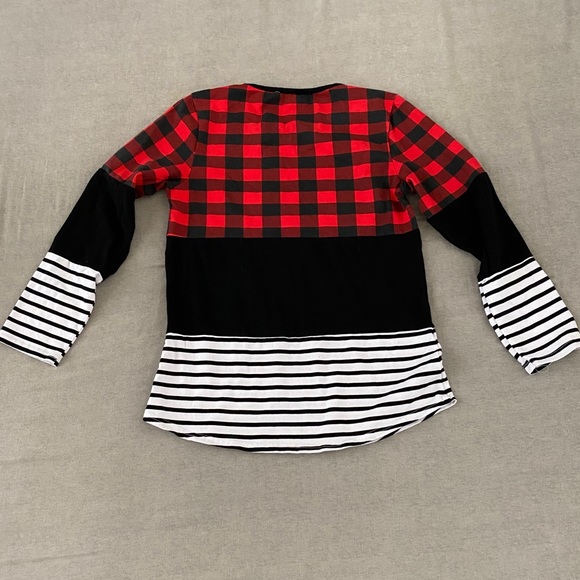 Sparkle in Pink Buffalo Plaid Tunic - Picture 2 of 3